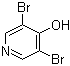 3,5-二溴-4-吡啶醇分子结构 (CAS 25813-25-6)