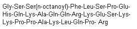 Rat ghrelin-28 molecular structure (CAS 258338-12-4)