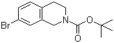 7-溴-3,4-二氢异喹啉-2(1H)-羧酸叔丁酯分子结构 (CAS 258515-65-0)