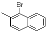 1-溴-2-甲基萘分子结构 (CAS 2586-62-1)
