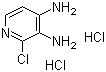 2-Chloro-3,4-pyridinediamine hydrochloride molecular structure (CAS 2586-98-3)