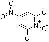 structure of CAS# 2587-01-1, 2,6-Dichloro-4-nitropyridine N-oxide