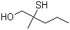 2-巯基-2-甲基-1-戊醇分子结构 (CAS 258823-39-1)