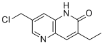 7-(氯甲基)-3-乙基-1H-1,5-萘啶-2-酮分子结构 (CAS 2589531-78-0)