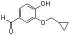 CAS 登录号：25934-52-5, 3-环丙基甲氧基-4-羟基苯甲醛