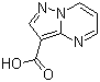 吡唑并[1,5-a]嘧啶-3-羧酸分子结构 (CAS 25940-35-6)