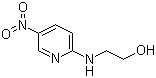 structure of CAS# 25948-12-3, 2-[(5-Nitro-2-pyridyl)amino]ethanol