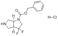 CAS # 2597334-97-7, (cis)-Benzyl 3,3-difluorohexahydropyrrolo[3,4-b]pyrrole-1(2H)-carboxylate hydrochloride