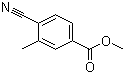 4-氰基-3-甲基苯甲酸甲酯分子结构 (CAS 25978-68-1)