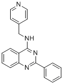 2-苯基-N-(吡啶-4-基甲基)喹唑啉-4-胺分子结构 (CAS 259870-32-1)