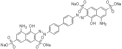 structure of CAS# 2602-46-2, Direct Blue 6