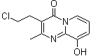 structure of CAS# 260273-82-3, 3-(2-Chloroethyl)-9-hydroxy-2-methyl-4H-pyrido[1,2-a]pyrimidin-4-one
