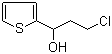alpha-(2-氯乙基)-2-噻吩甲醇分子结构 (CAS 260354-12-9)