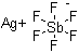 六氟锑酸银分子结构 (CAS 26042-64-8)