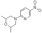 2,6-二甲基-4-(5-硝基-2-吡啶基)吗啉分子结构 (CAS 260447-04-9)