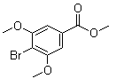 3,5-二甲氧基-4-溴苯甲酸甲酯分子结构 (CAS 26050-64-6)