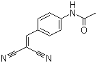 structure of CAS# 26088-79-9, 2-(4-乙酰氨基苯亚甲基)丙二腈