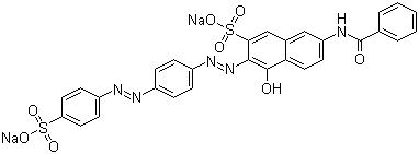 structure of CAS# 2610-11-9, 直接红 81
