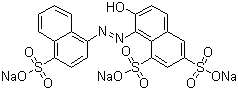 structure of CAS# 2611-82-7, Acid Red 18