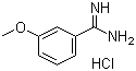 3-甲氧基苯甲脒盐酸盐分子结构 (CAS 26113-44-0)