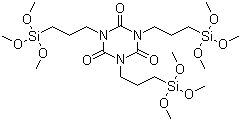 structure of CAS# 26115-70-8, 1,3,5-Tris(trimethoxysilylpropyl) isocyanurate