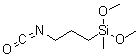 CAS # 26115-72-0, (3-Isocyanatopropyl)methyldimethoxysilane, (gamma-Isocyanatopropyl)methyldimethoxysilane, 3-(Isocyanatopropyl)dimethoxymethylsilane, KBM 9207