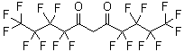 1,1,1,2,2,3,3,4,4,8,8,9,9,10,10,11,11,11-十八氟十一烷-5,7-二酮分子结构 (CAS 261503-82-6)