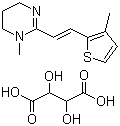 CAS # 26155-31-7, Morantel tartrate, 1-Methyl-2-[(E)-2-(3-methylthiophen-2-yl)ethenyl]-5,6-dihydro-4H-pyrimidine 2,3-dihydroxybutanedioic acid salt