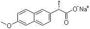 structure of CAS# 26159-34-2, 萘普生钠