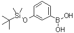 [3-(叔丁基二甲基硅烷基氧基)苯基]硼酸分子结构 (CAS 261621-12-9)
