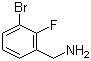 3-溴-2-氟苯甲胺分子结构 (CAS 261723-28-8)