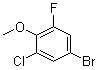 5-溴-1-氯-3-氟-2-甲氧基苯分子结构 (CAS 261762-34-9)