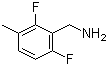 structure of CAS# 261763-42-2, 2,6-二氟-3-甲基苯甲胺