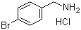 4-溴苄胺盐酸盐分子结构 (CAS 26177-44-6)
