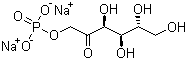 D-果糖-6-磷酸二钠分子结构 (CAS 26177-86-6)