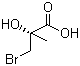 (2R)-3-溴-2-羟基-2-甲基丙酸分子结构 (CAS 261904-39-6)