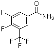 3,4-二氟-5-三氟甲基苯甲酰胺分子结构 (CAS 261944-88-1)