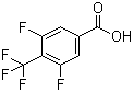 3,5-二氟-4-三氟甲基苯甲酸分子结构 (CAS 261945-09-9)