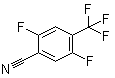 2,5-二氟-4-(三氟甲基)苯甲腈分子结构 (CAS 261945-24-8)