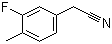 3-氟-4-甲基苯乙腈分子结构 (CAS 261951-73-9)