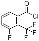 3-氟-2-(三氟甲基)苯甲酰氯分子结构 (CAS 261951-82-0)