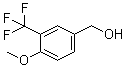 4-甲氧基-3-(三氟甲基)苯甲醇分子结构 (CAS 261951-88-6)