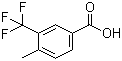 4-甲基-3-(三氟甲基)苯甲酸分子结构 (CAS 261952-01-6)