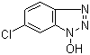 6-氯-1-羟基苯并三氮唑分子结构 (CAS 26198-19-6)