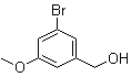 3-溴-5-甲氧基苯甲醇分子结构 (CAS 262450-64-6)