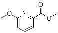 structure of CAS# 26256-72-4, 6-甲氧基吡啶-2-羧酸甲酯