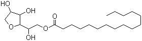 山梨醇酐单棕榈酸酯分子结构 (CAS 26266-57-9)