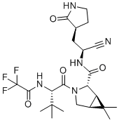 structure of CAS# 2628280-40-8, Nirmatrelvir