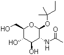 叔戊基 2-(乙酰基氨基)-2-脱氧-beta-D-吡喃葡萄糖苷分子结构 (CAS 262849-66-1)