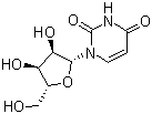 structure of CAS# 26287-69-4, L-Uridine